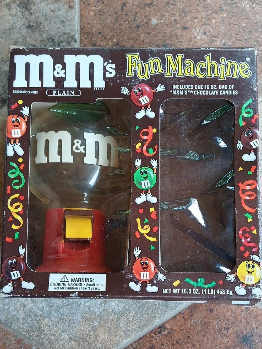 M&M'S Fun Machine Candy Dispenser - Red & Yellow Accents